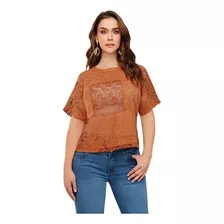 Blusa Casual Mujer Naranja 960-66