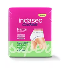 Pañales Indasec Pant Super Talle M 10 Unidades