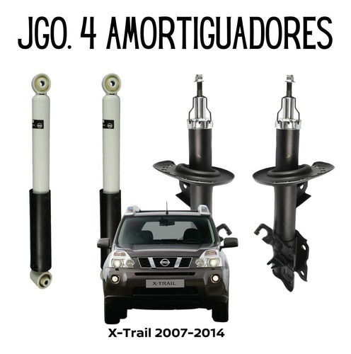 Kit Amortiguadores Para X Trail 2014 Foto 2