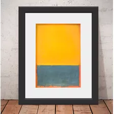 Quadro Mark Rothko Poster 56x46cm Vidro + Paspatur U3037