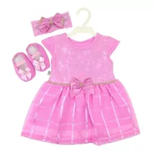  2kits=2vestidos+2sapatos+2faixas Promoção Princesinha Bebê 