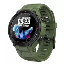 Smartwatch Lemfo K22 1.28 Caja Verde Y Negra, Malla Verde De Silicona