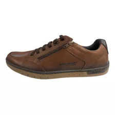 Zapato Casual Pegada Talles Especiales C Cierre 517412 Pino 