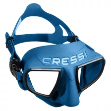 Visor Máscara Cressi Atom Buceo Apnea Flexible Bajo Volumen Color Azul