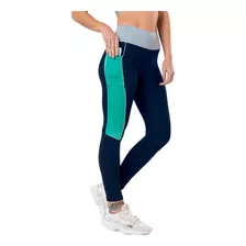 Calza Deportiva Dama Graphene Leggings Larga Bolsillo El Rey