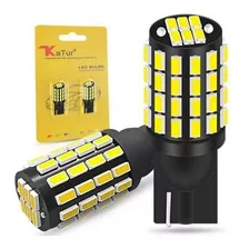 2 Luces Led Katur T10 1600 Lm 54 Smd 3014 Chipset 6500k