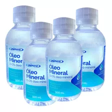 Óleo Mineral Laxante E Hidratante= Kit Com 4 = 100ml Cada