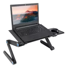 Mesa Laptop Computador Portatil Tablet Refrigerante Ajustabl Color Negro