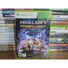 Jogo Minecraft Story Mode Xbox 360 Original Mídia Física 