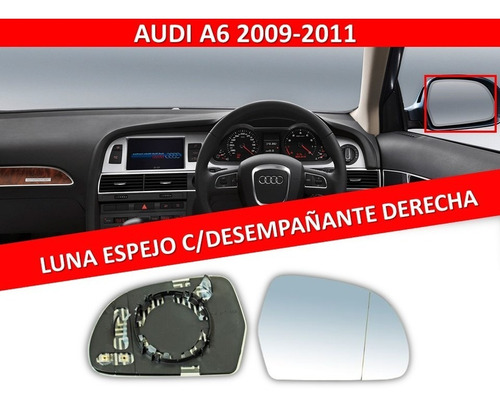 Luna Espejo C/desempaante Audi A6 2009-2011 Derecha Foto 2