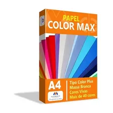 Papel Tipo Color Plus A4 - 180g/m2 Com 500 Folhas Silhouette