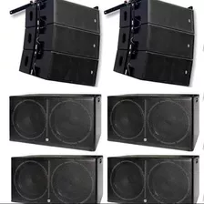 Equipo De Sonido Line Array Bocibas Y Bajos Amplificados