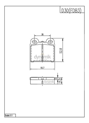 Balatas Bajos Metales Delanteras Berlina L4 2.0l 68 Al 71 Foto 2