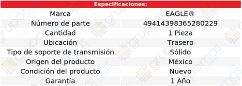 Soporte Transmisin Trasero Eagle W250 L6 3.7l 1968 A 1973 Foto 3