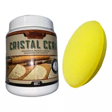 Cera Wood Wood Cristal Atóxica P/ Madeira+ Espuma Aplicadora