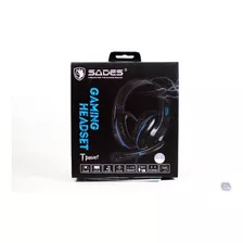 Audifonos Sades Sa-701 T Power Color Negro