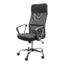 Silla Escritorio Oficina Ejecutivo Computadora Sillon !! Color Negro Material Del Tapizado Mesh/cuero Sintético