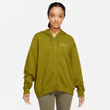 Campera Para Mujer Nike Drifit Get Fit Verde