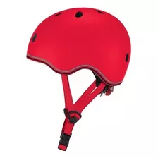 Casco Para Niños Y Niñas Con Luces Bicicleta Patineta Ajusta Color Rojo Talla Niño