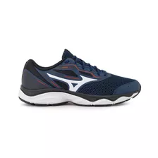 Tênis Masculino Mizuno Wave Hawk 4 Cor Marinho/branco - Adulto 42 Br