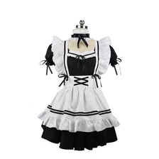 Cosplay Disfraz Traje De Maid Lolita Kawai
