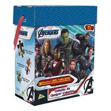 Maleta Kit Quebra Cabeças Vingadores Toyster