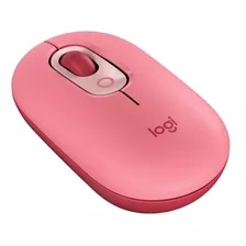 Mouse Pop Heartbreaker Sem Fio Rosa Logitech