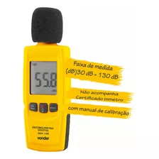 Decibelímetro Digital Profissional 130db Ddv130 - Vonder