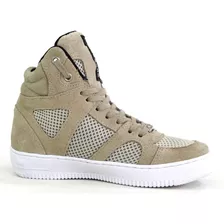 Bota Treino Tenis Sneakers Fitness Masculino Feminino Couro