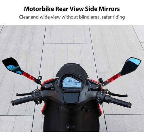 Espejos Para Moto Deportivos Street Racer Motocicleta 2pcs Foto 10