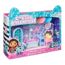 Gabby's Dollhouse - Playset De Luxo - Banheiro Com Mercat