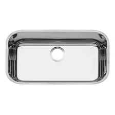 Cuba Inox Aço Pia Cozinha Tramontina 56x34 Com Válvula Sifão