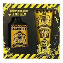 Kit Viagem Para Barba Balm E Shampoo Bomba Danger