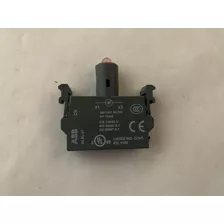 Abb Led Base Integrada De Botão Vermelho Mlbl-01r 24vac