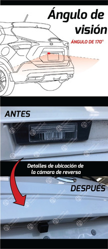 Cmara De Reversa  Para Nissan Kicks Ao 2018-2019 Foto 5