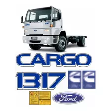 Kit Adesivos Compatível Ford Cargo 1317 Resinado Kit21 Cor Cargo 1317 - Resinado