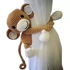 Abraza Cortinas / Mono / Amigurumi / Cuarto Bebé 