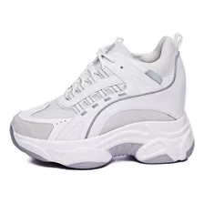 Zapatillas Deportivas Mujer Cuña Y Altura Interior Aument Qq