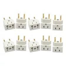 Adaptador Bob Esponja Kit 10 Peças Benjamin 10a/20a Plug