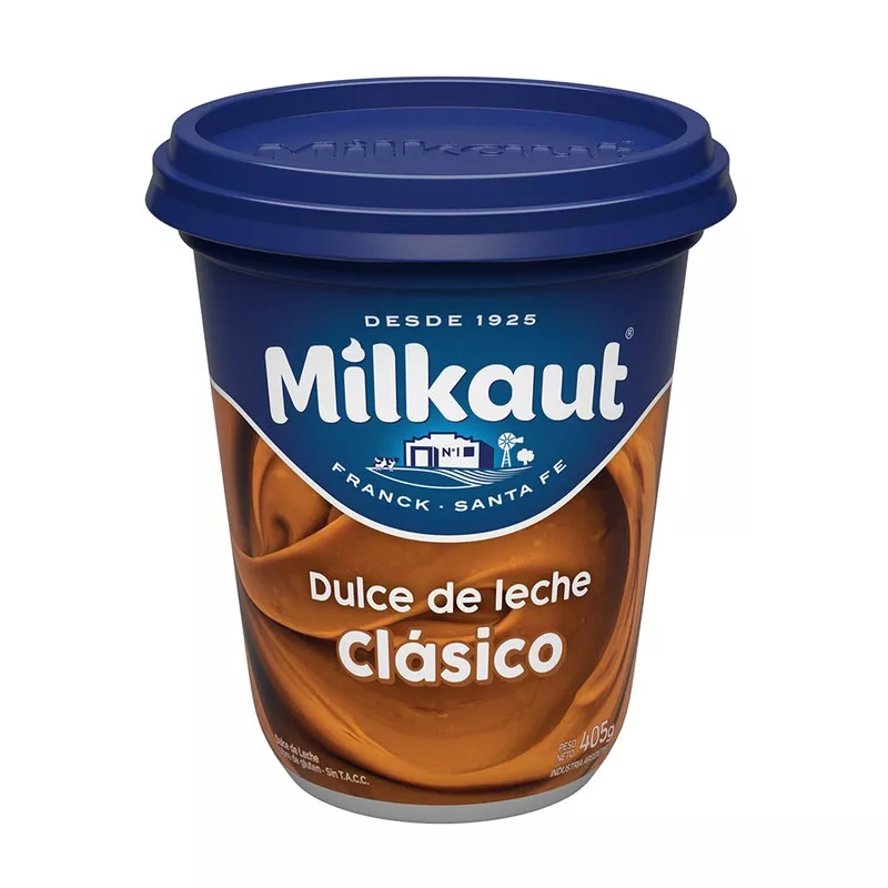 Dulce Leche Clásico Milkaut Pote 405 Gr