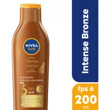 Protector Solar Y Bronceador Nivea Sun Loción Fps 6 200ml