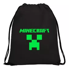 Mochila Morral Poliester Minecraft Clásico