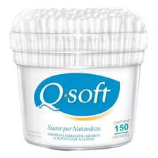 Hisopos Q-soft Flexibles Algodón Pote X 150 Unidades