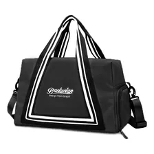 Mala Bolsa Academia Viagem Masculina Feminina Alto Padrão Cor Preto