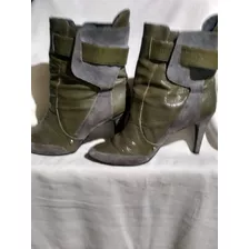 Bota Verde Cano Curto Colcci 