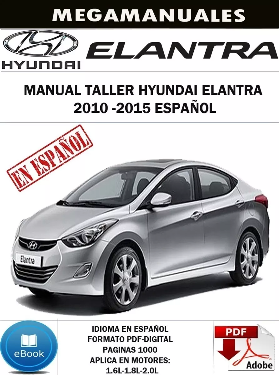 Manual Taller Hyundai Elantra 2010-2015 Español