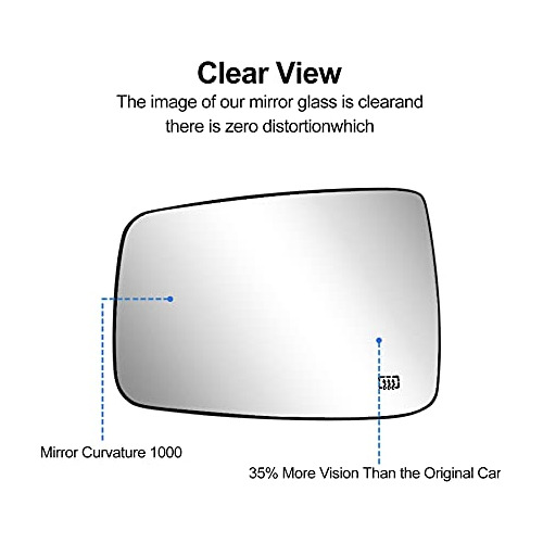 Espejo Vidrio Calentado Para Dodge Ram 1500 Foto 3