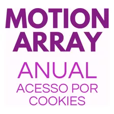 Motion Array 1 Ano Ilimitado Cookies Cd005