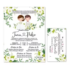 25 Invitaciones - Boda - Varios Modelos