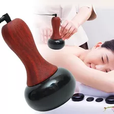 Masajeador Eléctrico Gua Sha Con Aguja De Piedra Caliente